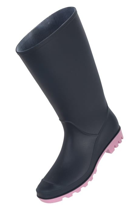'Splash' Women's Wellies EVA Cushioning Waterproof Rain Boots Dark Blue - Image 6