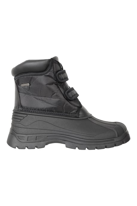 'Grit' Women's Short Muck Boots with Touch Strap Fastening Cushioned Footbed Hiking Shoes Black - Image 2