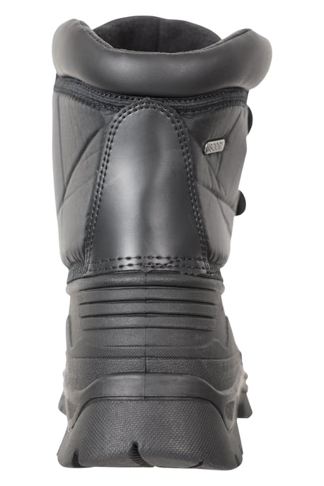 'Grit' Women's Short Muck Boots with Touch Strap Fastening Cushioned Footbed Hiking Shoes Black - Image 3