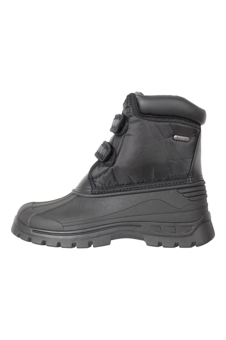 'Grit' Women's Short Muck Boots with Touch Strap Fastening Cushioned Footbed Hiking Shoes Black - Image 4