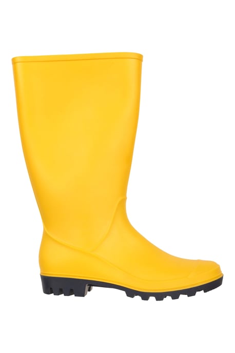 'Splash' Women's Wellies EVA Cushioning Waterproof Rain Boots Mustard - Image 2