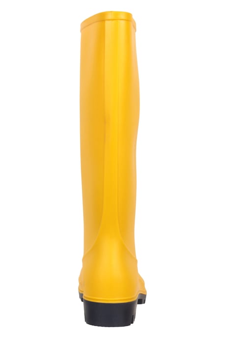 'Splash' Women's Wellies EVA Cushioning Waterproof Rain Boots Mustard - Image 3
