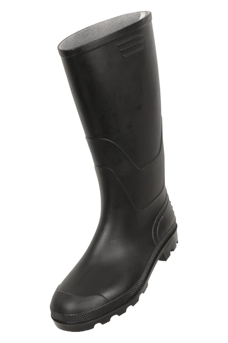 'Wade' Men's Wellies Waterproof Quick Wicking Breathable Boots Black - Image 6