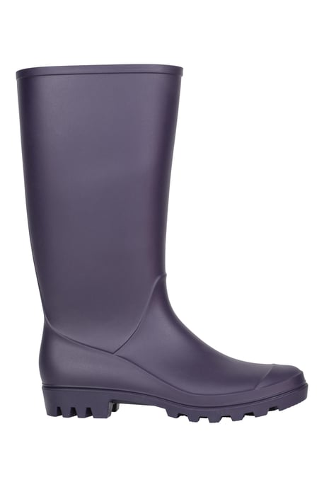 'Splash' Women's Wellies EVA Cushioning Waterproof Rain Boots Purple - Image 2
