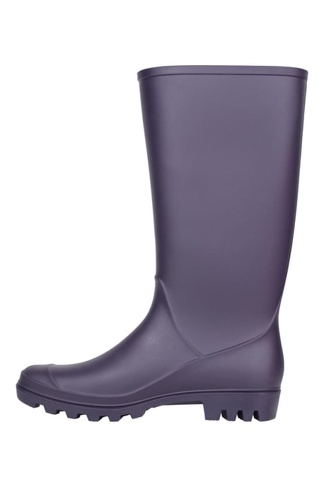 'Splash' Women's Wellies EVA Cushioning Waterproof Rain Boots Purple - Image 4