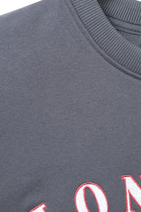 Regional Men's London Sweatshirt Crew Neck Comfy Everyday Pullover Charcoal - Image 5