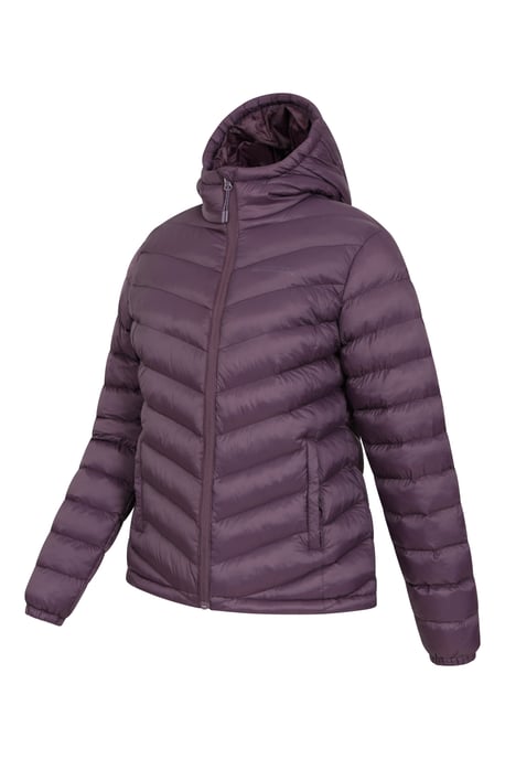 'Seasons' Women's Padded Jacket Water Resistant Insulated Winter Coat Purple - Image 5