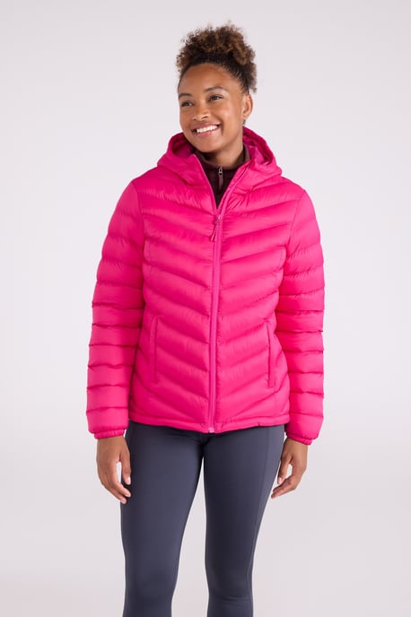 'Seasons' Women's Padded Jacket Water Resistant Insulated Winter Coat Pink - Image 2
