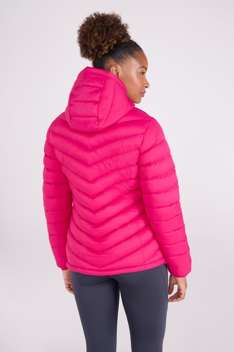 'Seasons' Women's Padded Jacket Water Resistant Insulated Winter Coat Pink - Image 4