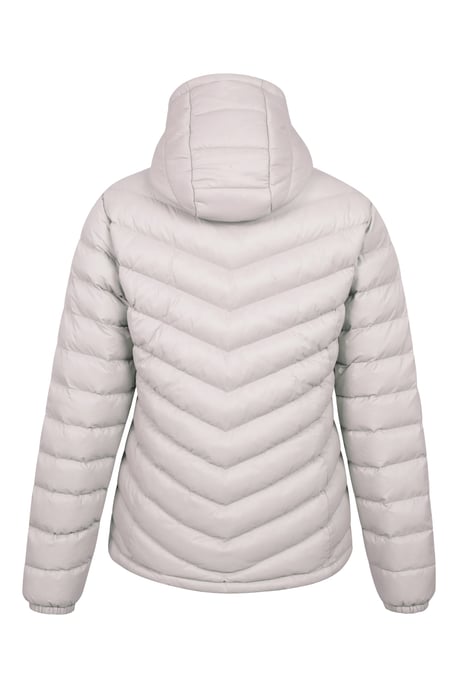 'Seasons' Women's Padded Jacket Water Resistant Insulated Winter Coat Ecru - Image 3