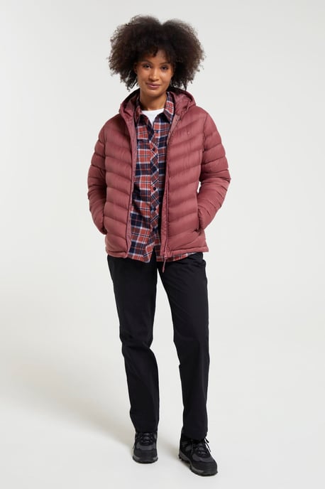 'Seasons' Women's Padded Jacket Water Resistant Insulated Winter Coat Rust - Image 2