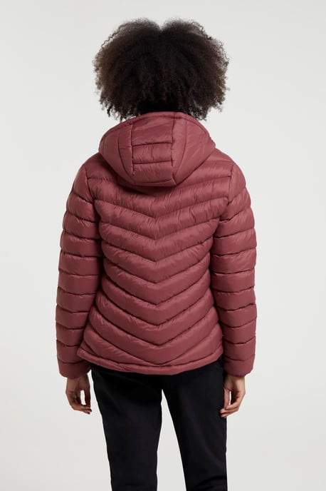 'Seasons' Women's Padded Jacket Water Resistant Insulated Winter Coat Rust - Image 3