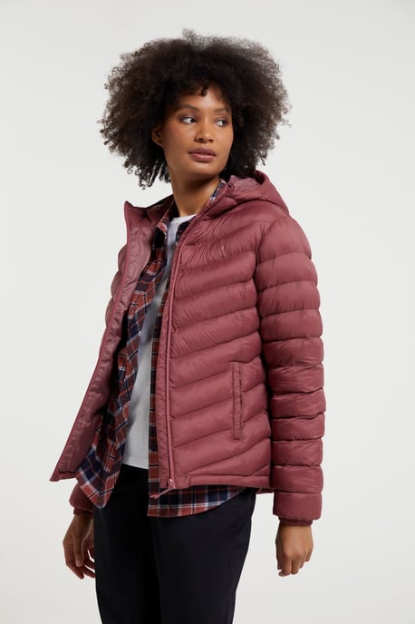 'Seasons' Women's Padded Jacket Water Resistant Insulated Winter Coat Rust - Image 4