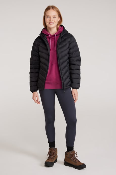 'Seasons' Women's Padded Jacket Water Resistant Insulated Winter Coat Black - Image 3