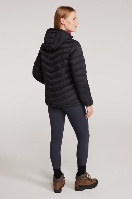 'Seasons' Women's Padded Jacket Water Resistant Insulated Winter Coat Black - Image 4