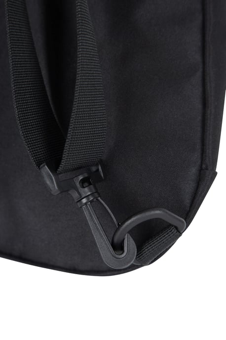 'Classic' Sling Bag Water Resistant Crossbody Shoulder Travel Day Pack Black - Image 6