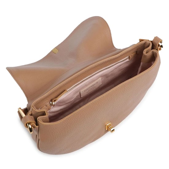 Megan Flap Leather Shoulder Bag - Image 3