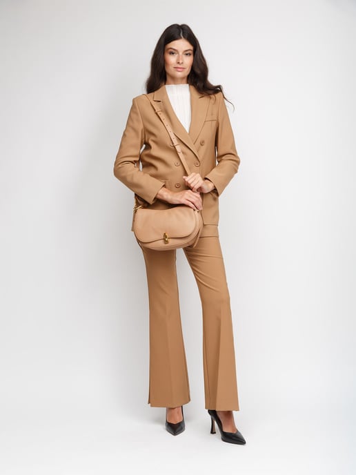 Megan Flap Leather Shoulder Bag - Image 5