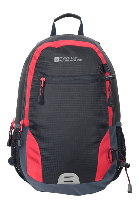 'Quest' Laptop Bag with Bottle Pocket Water Resistant Work Travel School Backpack Navy - Image 2
