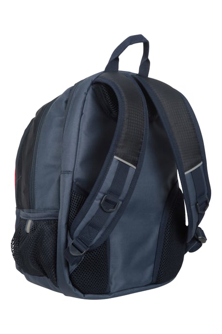 'Quest' Backpack with Multiple Pockets Water Resistant Hiking Bag Navy - Image 3