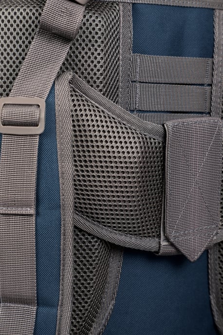 'Tor' Rucksack with Multiple Pockets Waterproof Travel Backpack Dark Blue - Image 5