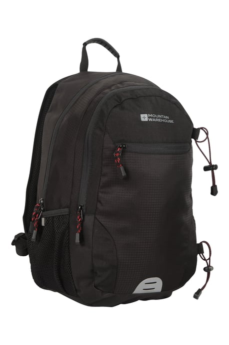 'Quest' Laptop Bag with Bottle Pocket Water Resistant Work Travel School Backpack Charcoal - Image 1