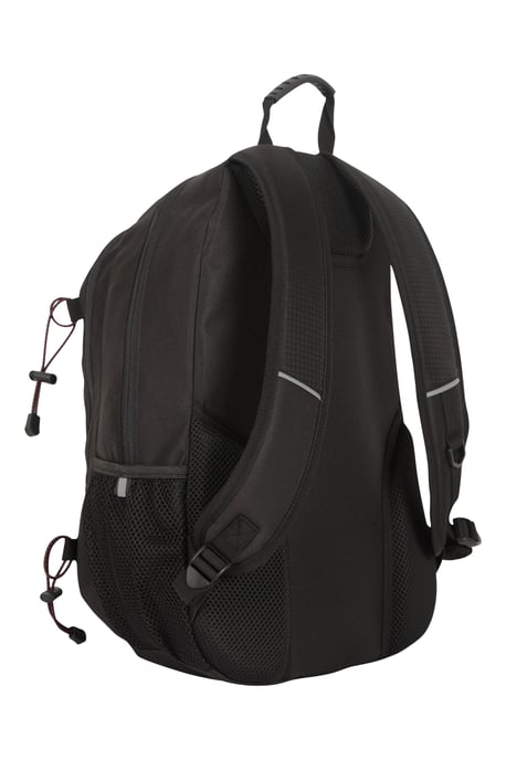 'Quest' Laptop Bag with Bottle Pocket Water Resistant Work Travel School Backpack Charcoal - Image 3