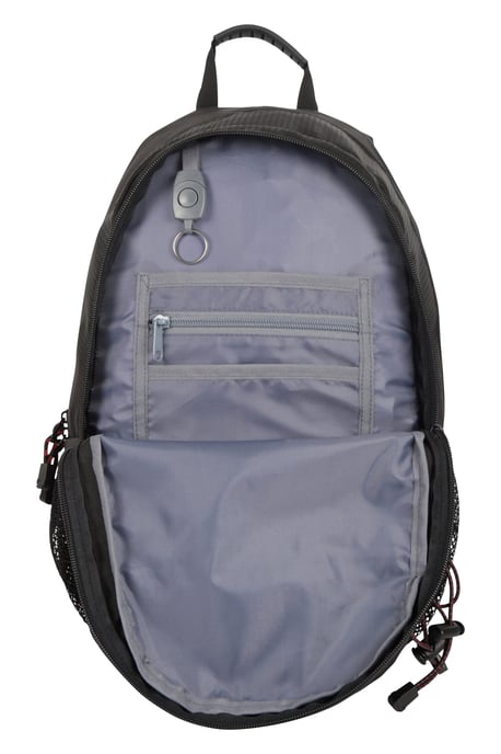 'Quest' Laptop Bag with Bottle Pocket Water Resistant Work Travel School Backpack Charcoal - Image 5