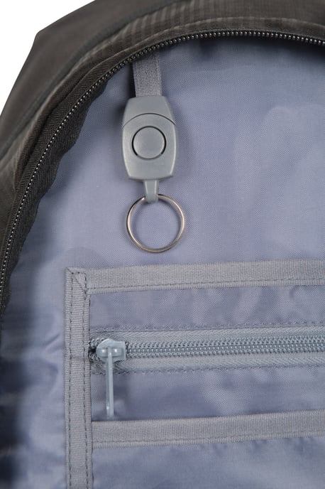 'Quest' Laptop Bag with Bottle Pocket Water Resistant Work Travel School Backpack Charcoal - Image 6