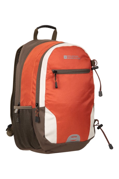 'Quest' Laptop Bag with Bottle Pocket Water Resistant Work Travel School Backpack Rust - Image 2