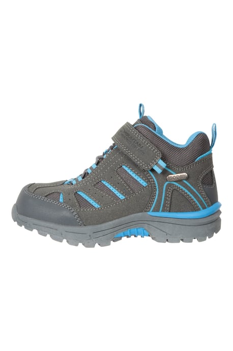 'Drift' Junior Kids Boots Waterproof EVA Footbed Casual Hiking Shoes Grey - Image 3