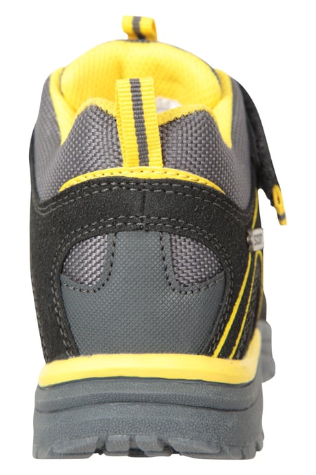 'Drift' Junior Kids Boots Waterproof EVA Footbed Casual Hiking Shoes Dark Grey - Image 4