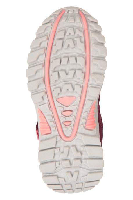 'Drift' Junior Kids Boots Waterproof EVA Footbed Casual Hiking Shoes Berry - Image 3