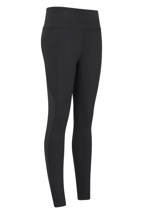 'Blackout' High Waisted Leggings Women's Stretchy Sweat Wicking Tights Black - Image 6