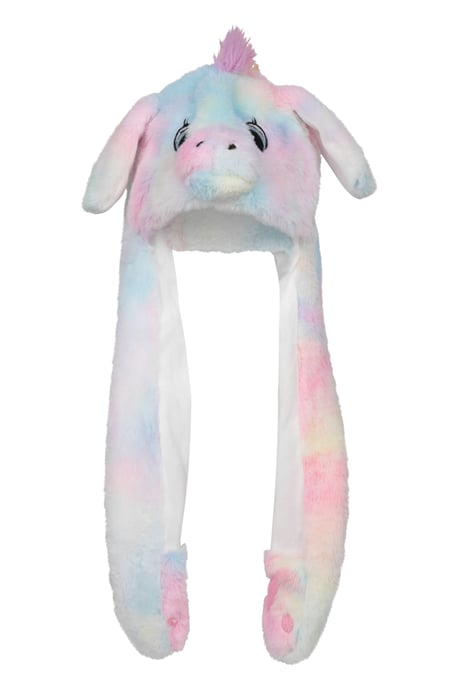 'Cuddly' Kids Wolf Trapper Hat with Moveable Ears Warm Cosy Winter Beanie Multicolour - Image 2