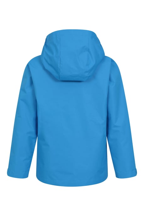 'Fell' Kids 3 in 1 Jacket with Pockets Water Resistant Hooded Coat Medium Blue - Image 3