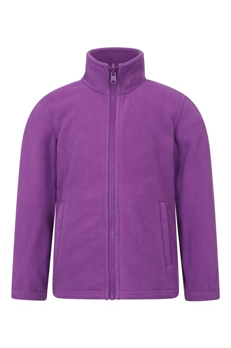 'Fell' Kids 3 in 1 Jacket with Pockets Water Resistant Hooded Coat Purple - Image 6