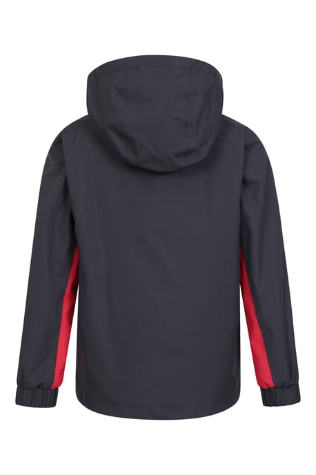 'Cannonball' Kids Waterproof Jacket with Multiple Pockets Breathable Warm Coat Grey - Image 4