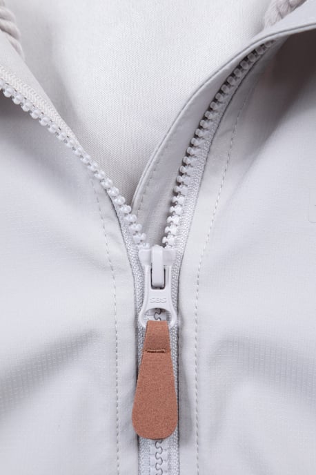'Iona' Women's Softshell Jacket with Multiple Pockets Water Resistant Casual Everyday Coat Beige - Image 6