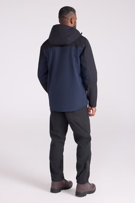 'Brisk Extreme' Men's Jacket with Multiple Pockets Mesh Lined Waterproof Coat Navy - Image 5