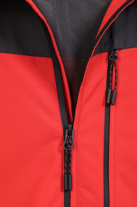 'Brisk Extreme' Men's Jacket with Multiple Pockets Mesh Lined Waterproof Coat Red - Image 5