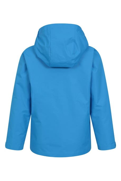 'Fell' Kids 3 in 1 Jacket with Pockets Water Resistant Hooded Coat Blue/Navy - Image 3
