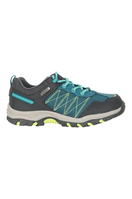 'Stampede' Kids Walking Shoes with Heel & Toe Bumper EVA Footbed Waterproof Footwear Green - Image 3