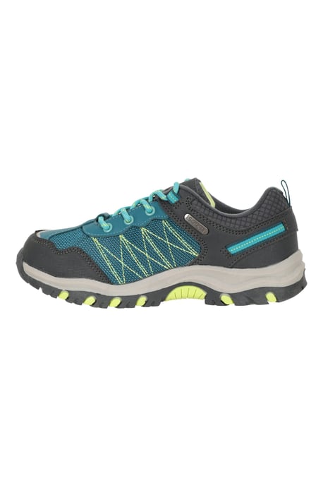'Stampede' Kids Walking Shoes with Heel & Toe Bumper EVA Footbed Waterproof Footwear Green - Image 6
