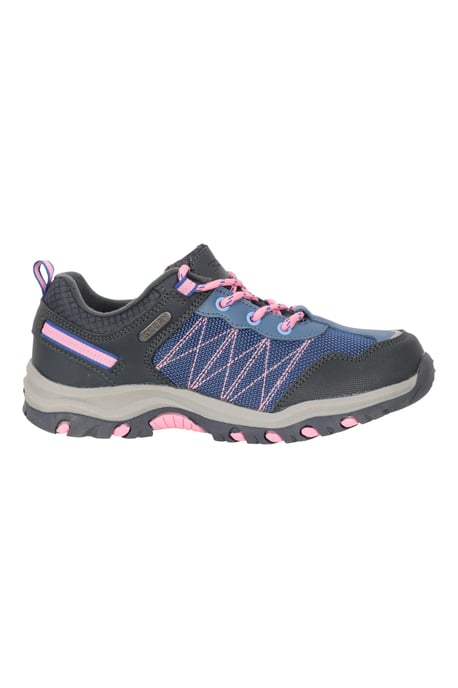 'Stampede' Kids Walking Shoes with Heel & Toe Bumper EVA Footbed Waterproof Footwear Lilac - Image 2