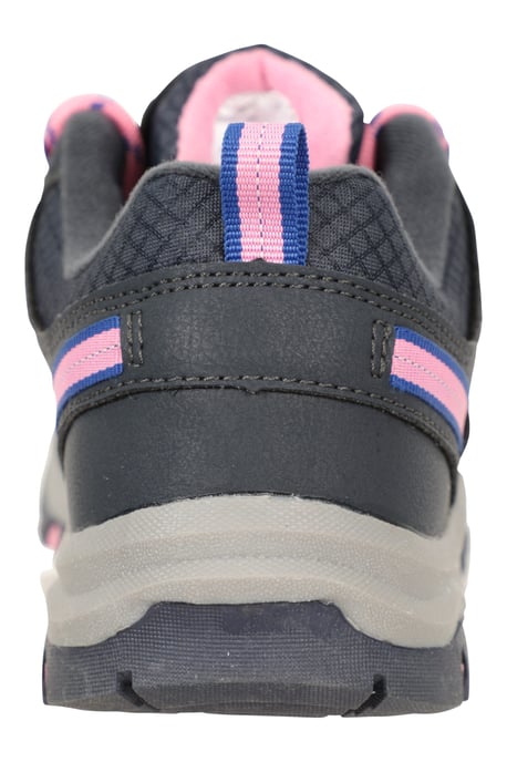 'Stampede' Kids Walking Shoes with Heel & Toe Bumper EVA Footbed Waterproof Footwear Lilac - Image 4