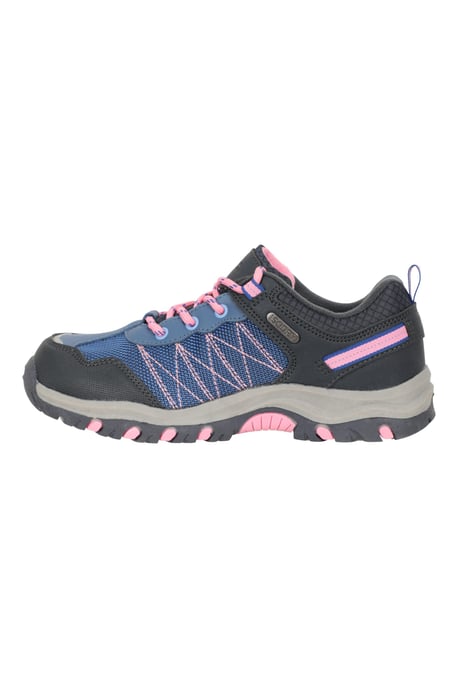'Stampede' Kids Walking Shoes with Heel & Toe Bumper EVA Footbed Waterproof Footwear Lilac - Image 5