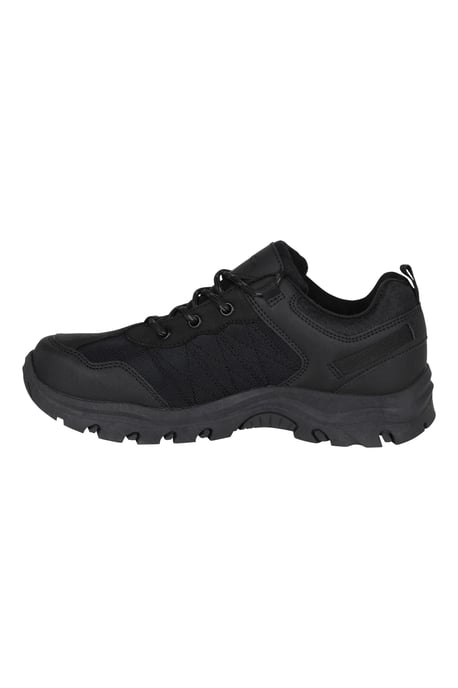 'Stampede' Kids Walking Shoes with Heel & Toe Bumper EVA Footbed Waterproof Footwear Black - Image 4