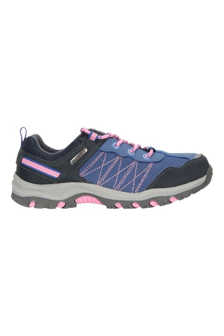 'Stampede' Kids Walking Shoes with Heel & Toe Bumper EVA Footbed Waterproof Footwear Purple - Image 2