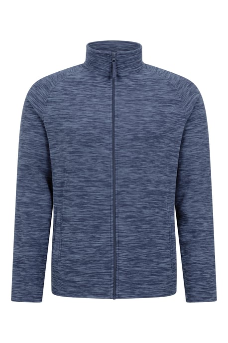 'Snowdon' Men's Fleece Sweater Full Zip Quick Dry Antipill Fabric Mid Layer Blue - Image 5